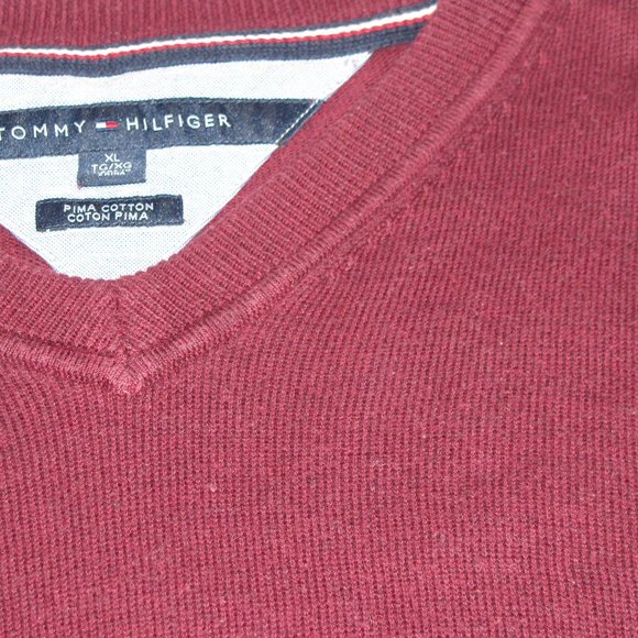 Tommy Hilfiger V Neck Sweater Pullover Mens XL - Picture 4 of 6